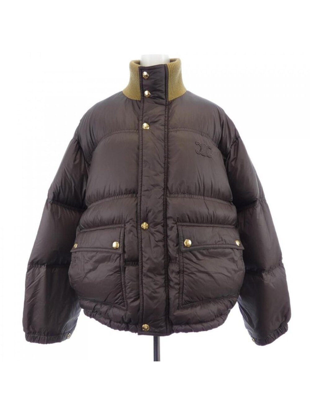 Celine Down Jacket Brown